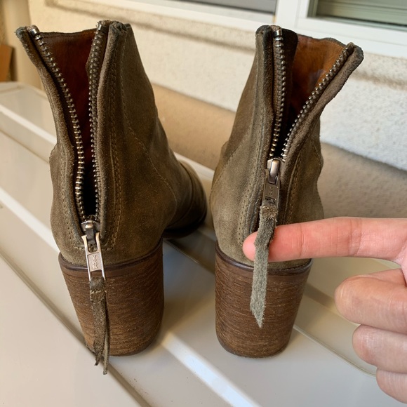 Madewell Ames tan suede ankle boots, size 7.5 - Picture 6 of 14